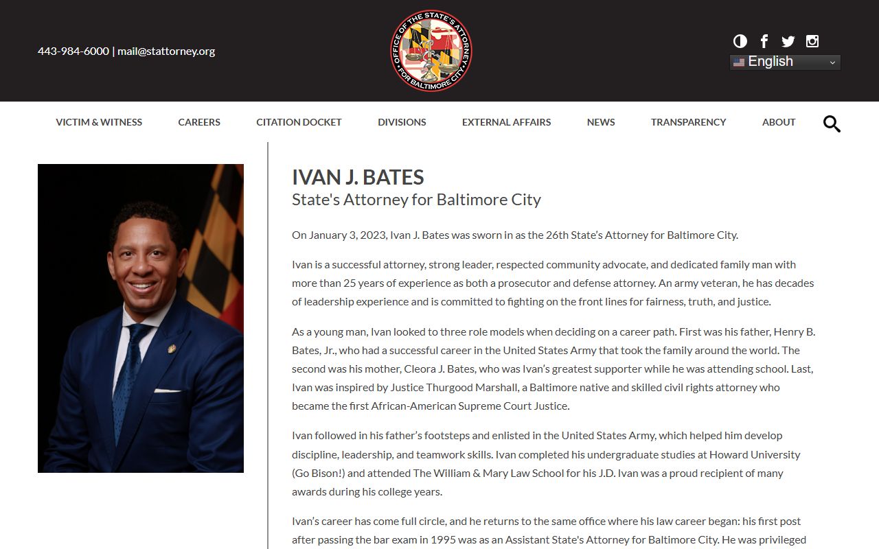 Baltimore City court records State's Attorney office source